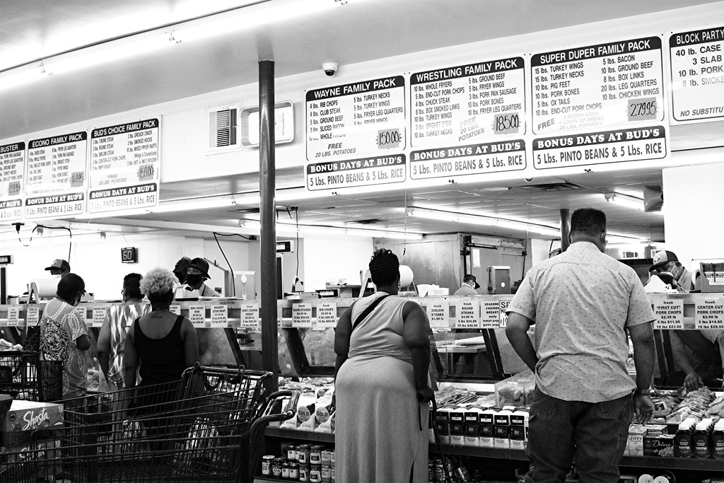 Saturday morning at the meat market. Bud’s House of Meat C… Flickr