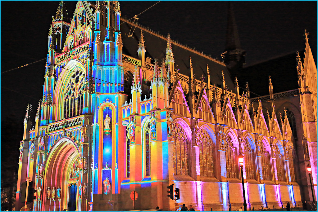 Église NotreDame des Victoires au Sablon, Bright Brussels 02/2020
