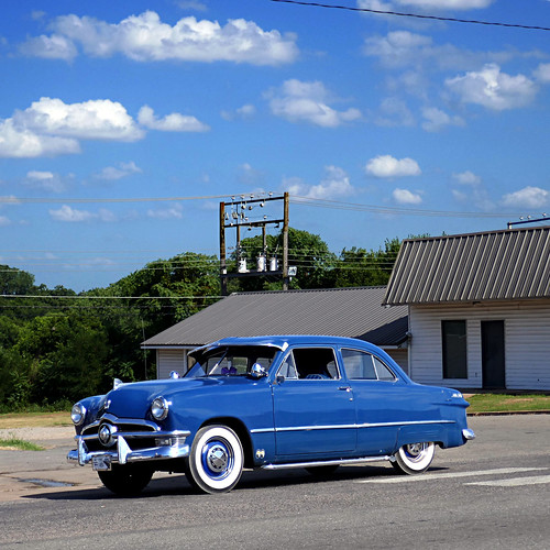Chandler, Oklahoma, USA 1950 Ford Custom club sedan Flickr