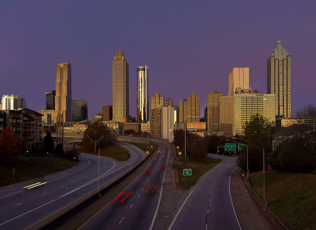 Jackson Street Dawn Atlanta Atlanta, Ga. Dawn from the J… Flickr
