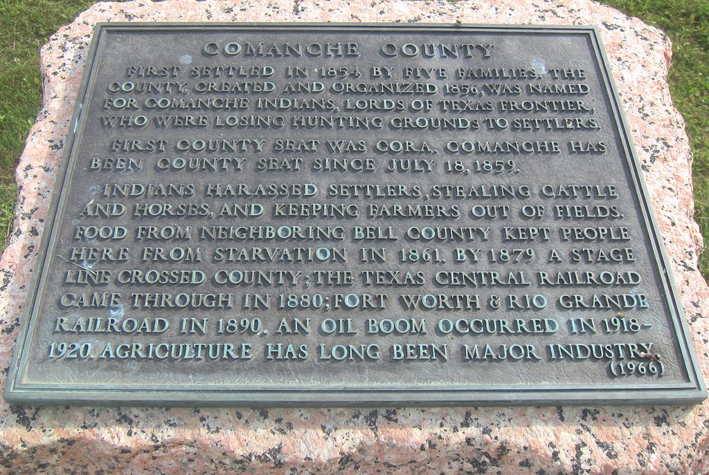 County" Historic Marker Comanche, Texas Flickr