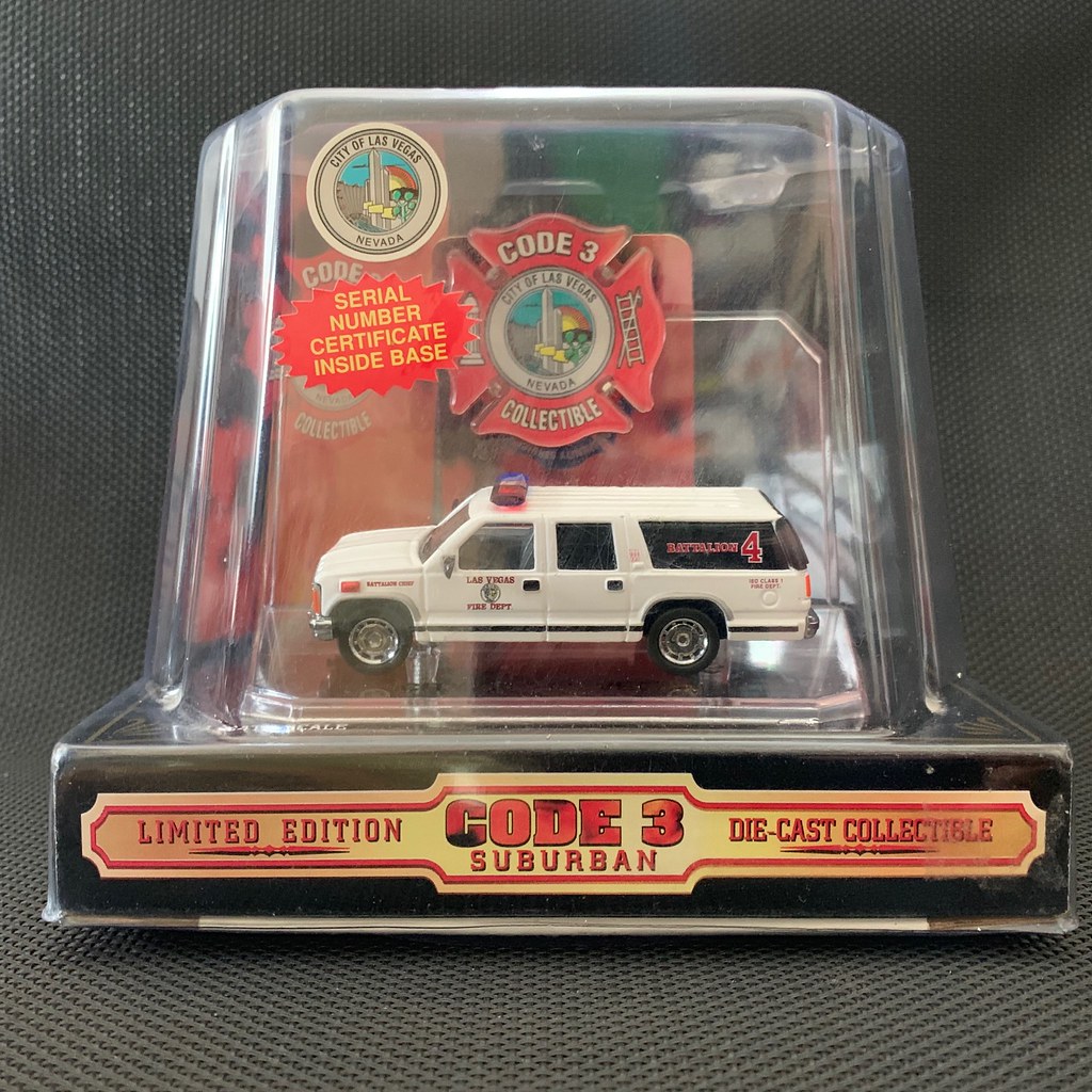 Code 3 Collectibles Chevrolet Suburban Las Vegas Fire Department