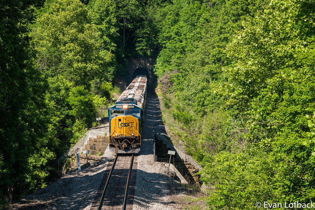 K227 at Morley, TN K227 emerges from the Hickory 1 tunnel… Evan