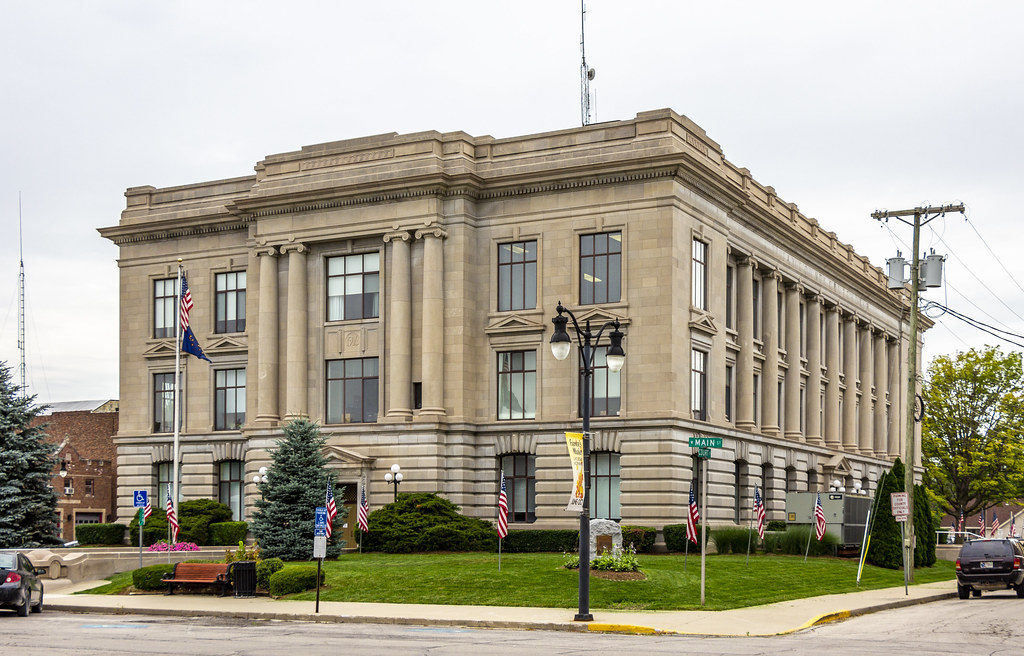 Elevation of IN26, Portland, IN, USA Topographic Map Altitude Map
