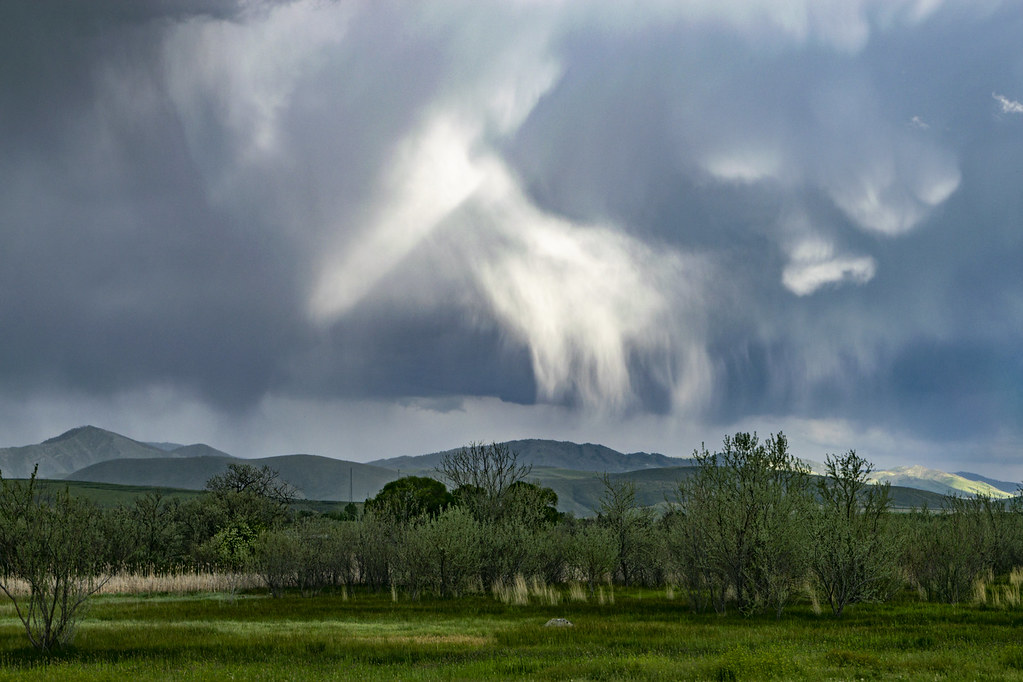 Shower over Marsh Valley, Idaho Taken in Marsh Valley at t… Flickr