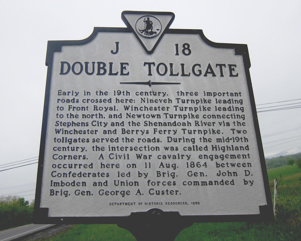 "Double Tollgate" Historic Marker White Post, Virginia Flickr
