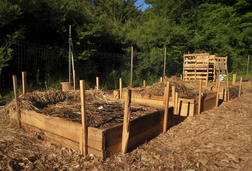 Raised Beds and Woodchips ODCWood Wooden Wooded Woody The… Flickr