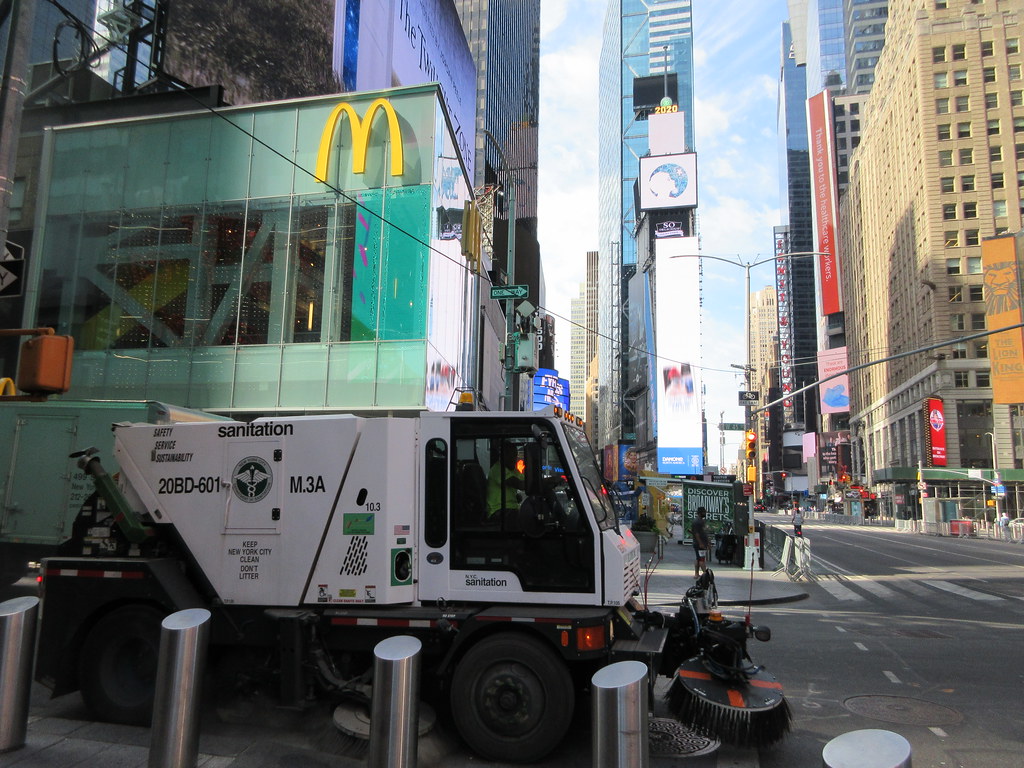 2020 June Times Square Street Sweeper Vehicle NYC 8256 Flickr