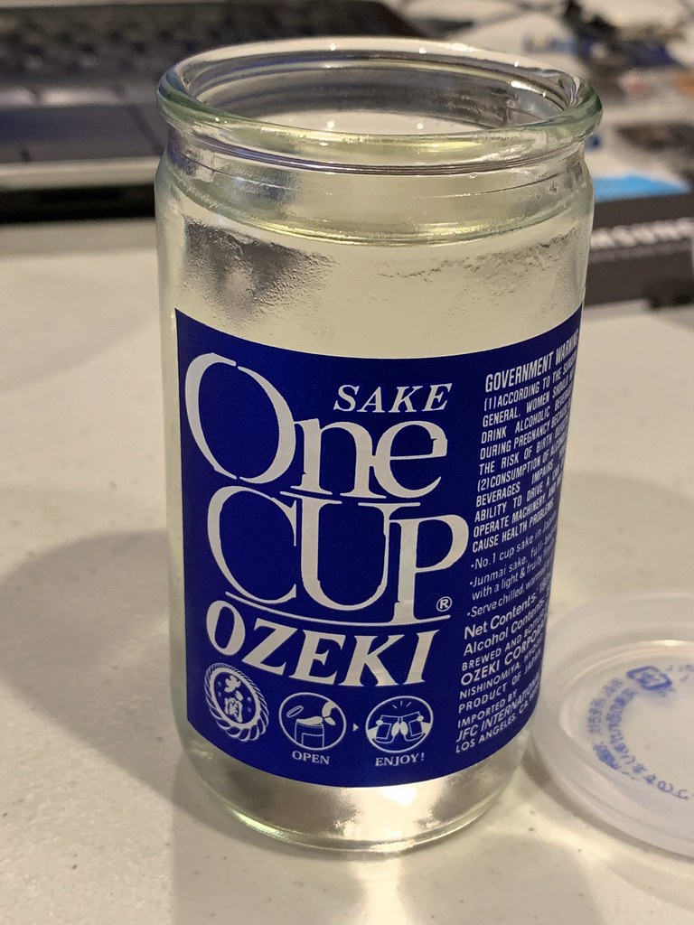 One Cup Sake Ozeki Corporation www.ozeki.co.jp/english/p… Flickr