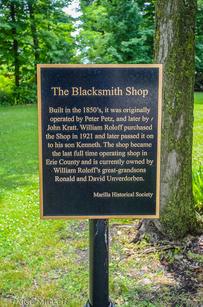 Marilla, NY Blacksmith Shop Paige Miller Flickr