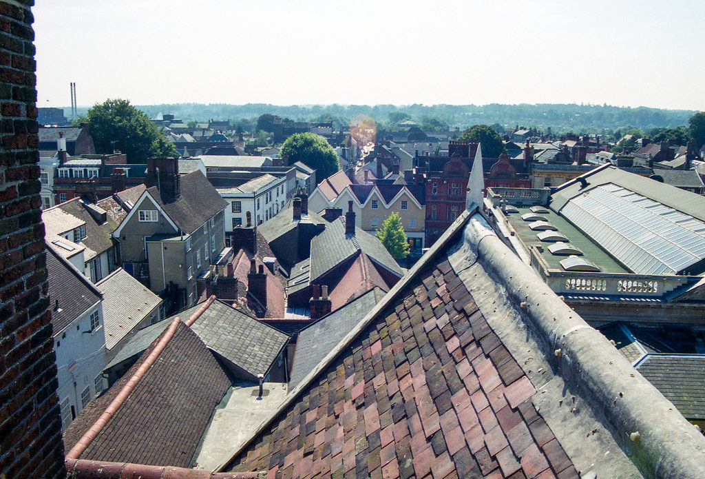 The view from the Cupola House Bury St Edmunds fromm the d… Flickr