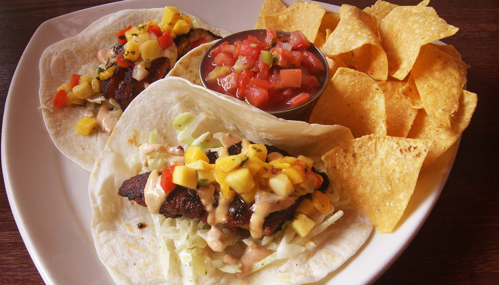 Blackened Rockfish Tacos Spicy blackened Pacific rockfish,… Flickr