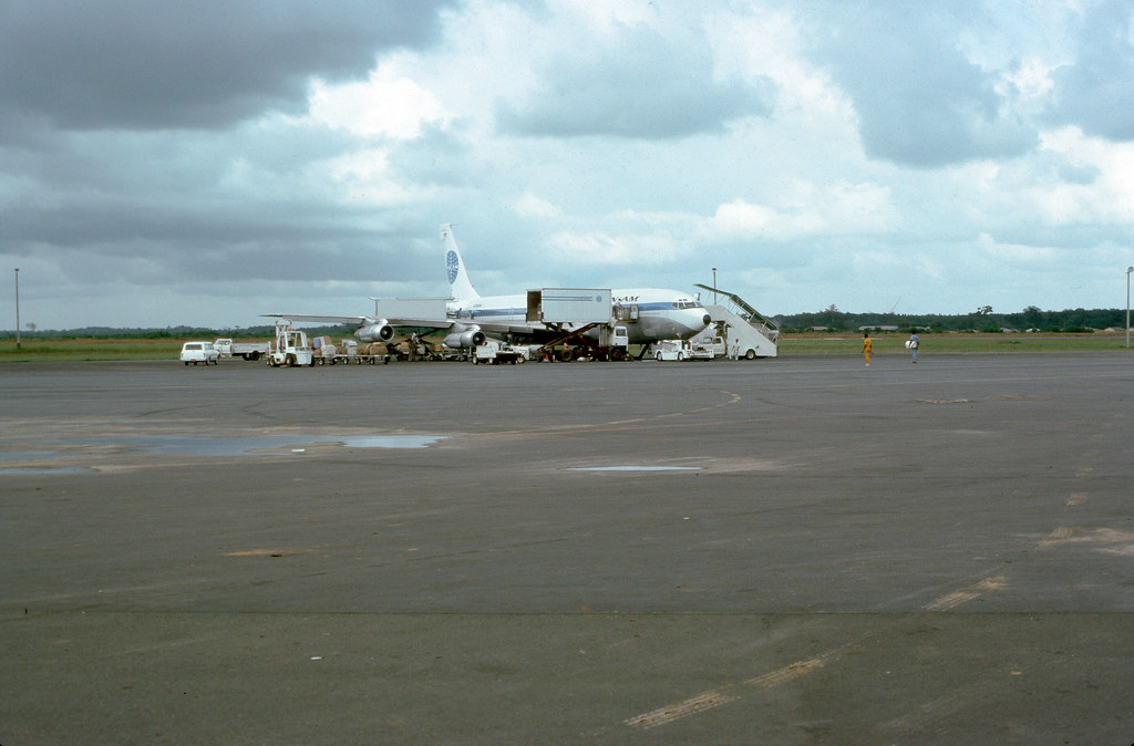 Pan Am flight, Monrovia Monrovia, Liberia November 3, 1975… Flickr