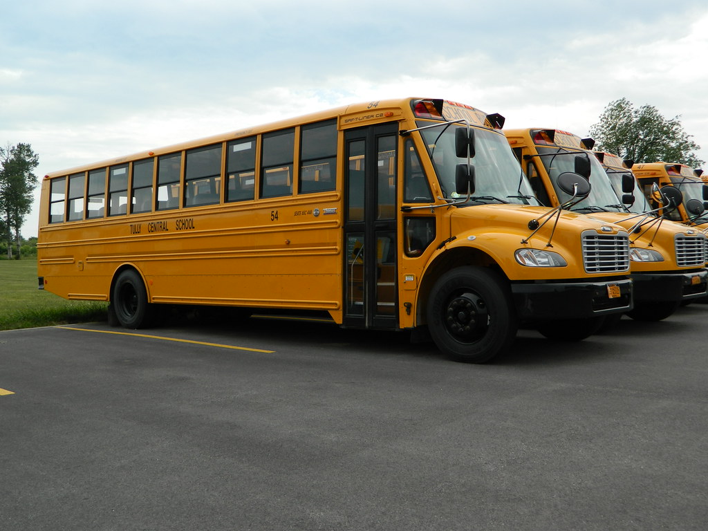 Tully Central School 54 Bus lot Tully, NY Cincinnati NKY Buses Flickr