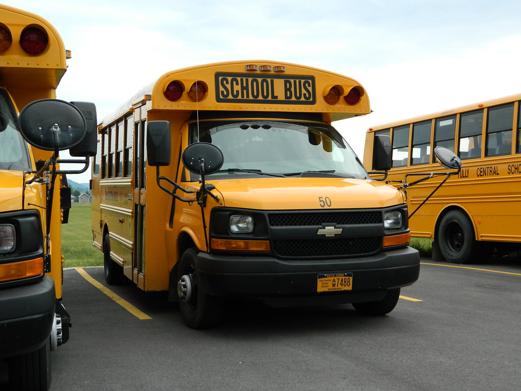 Tully Central School 50 Bus lot Tully, NY Cincinnati NKY Buses