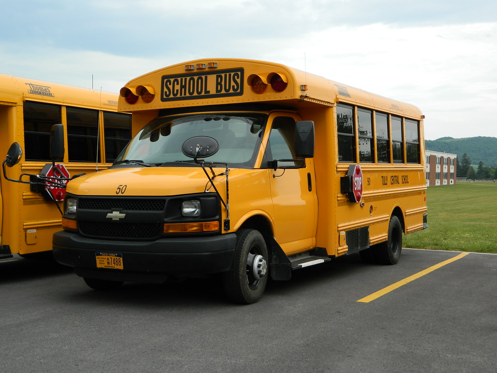 Tully Central School 50 (2) Bus lot Tully, NY Cincinnati NKY Buses Flickr