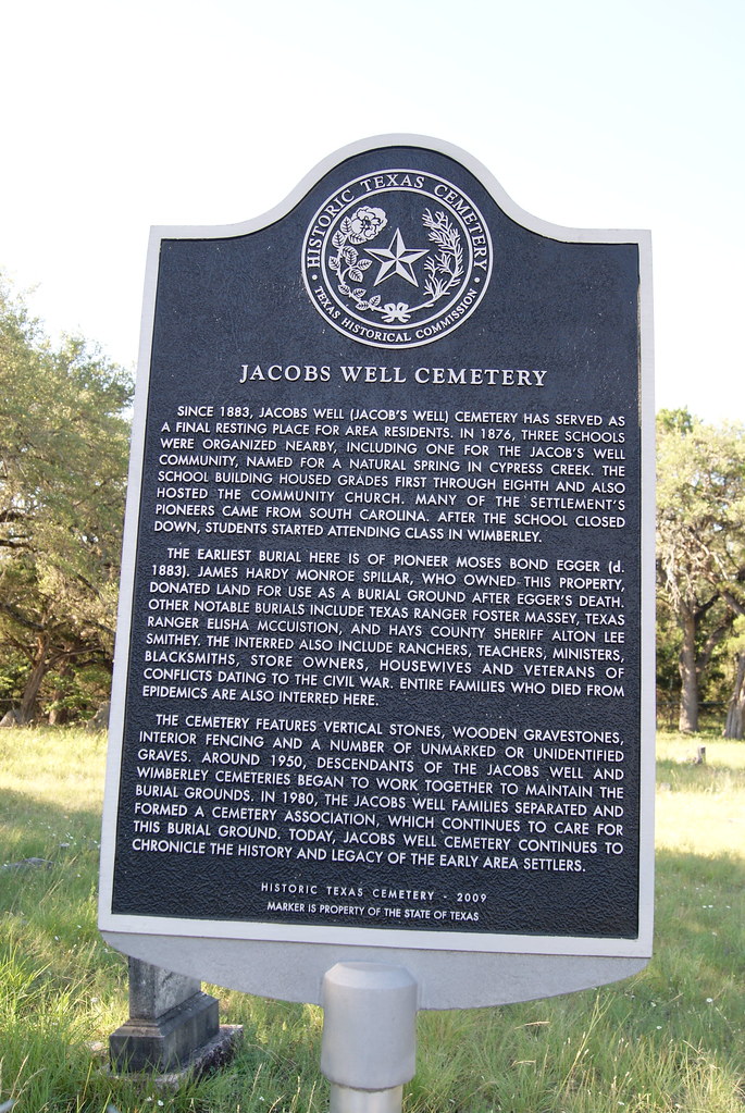 Jacobs Well Cemetery Since 1883, Jacobs Well (Jacob’s Wel… Flickr