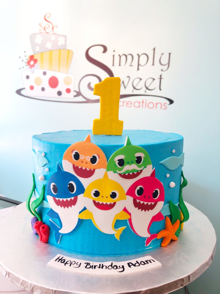 Baby Shark cake Simply Sweet Creations Flickr