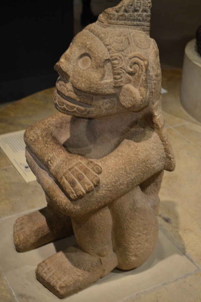 Statuette of Mictlantecuhtli in the British Museum, London… Flickr