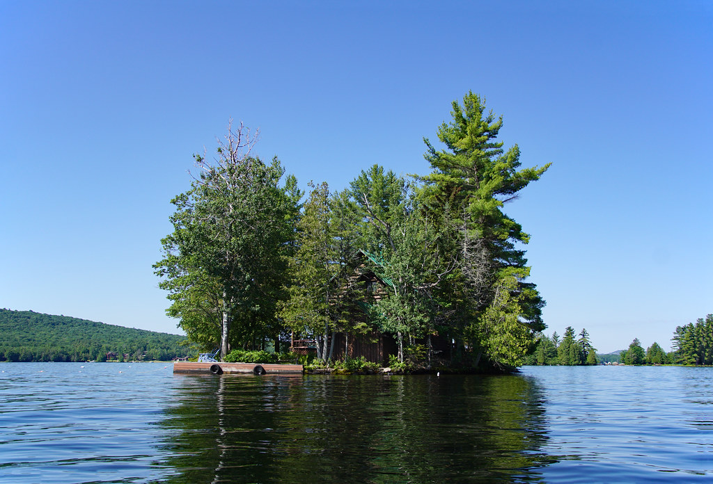 Dollar Island Fourth Lake, Inlet, NY Terry Spencer Flickr