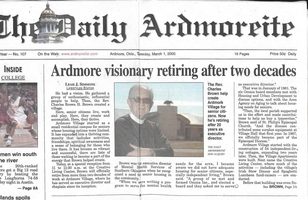 Ardmore Village, Ardmore, Oklahoma Episcopal Diocese of Oklahoma