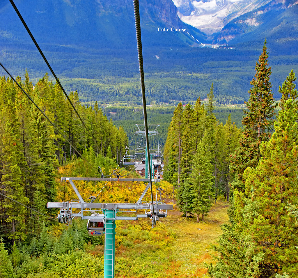 Descending the Lake Louise Gondola/Chairlift Alberta (CA) … Flickr