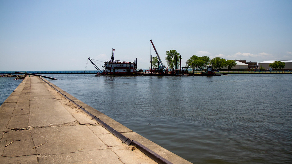 Dredging the Harbor Two Rivers, Wisconsin Lester Public Library