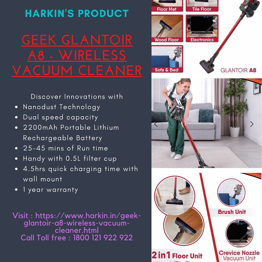 Geek Glantoir A8 Wireless Vacuum Cleaner GEEK GLANTOIR A… Flickr