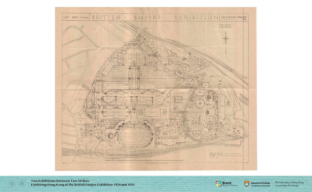 Layout Plan of the British Empire Exhibition in 1924 Flickr