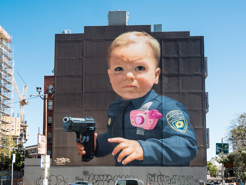 Baby Cop mural, San Francisco, 2019 a photo on Flickriver
