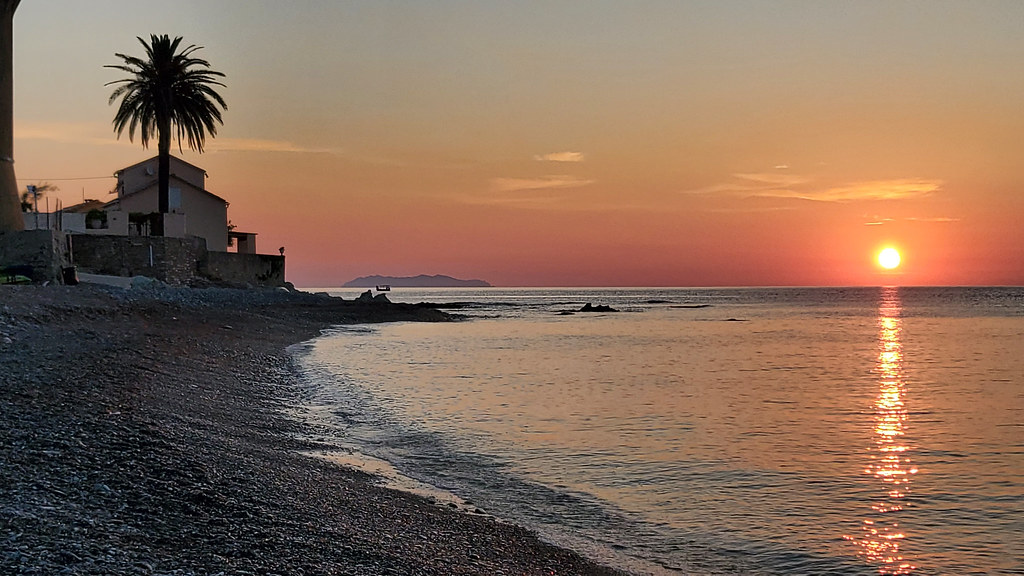 Avenue Jean Zuccarelli, Av. Jean Zuccarelli, Bastia, France Sunrise