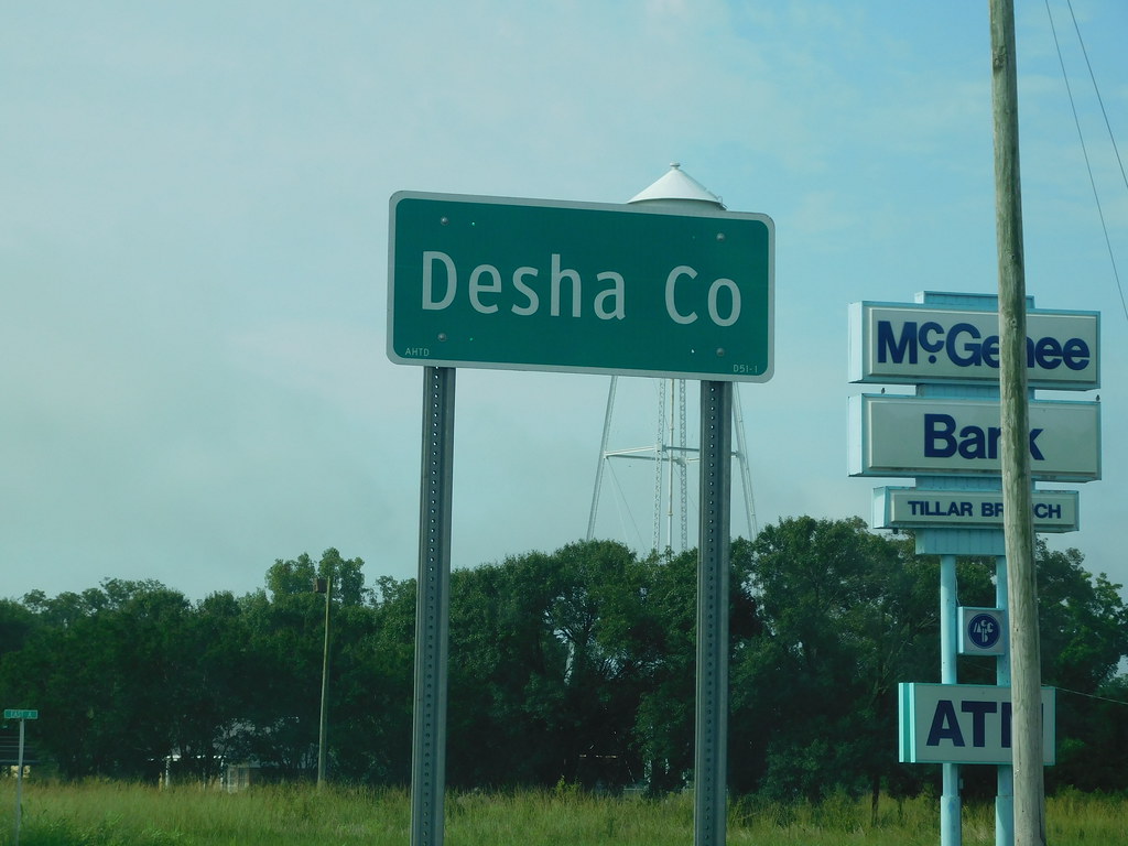 Desha County Line US Hwy 65 near Tillar, Arkansas The coun… Flickr