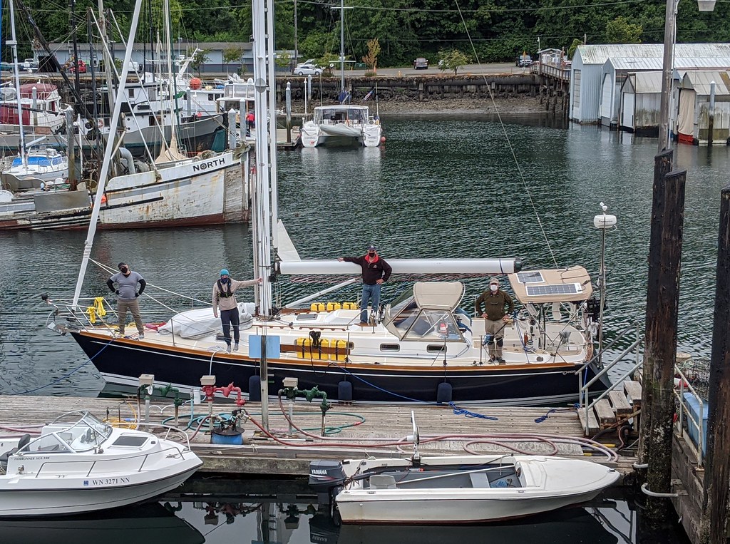 Practicing PPE and Distancing in Port Angeles Mustad Marine Flickr