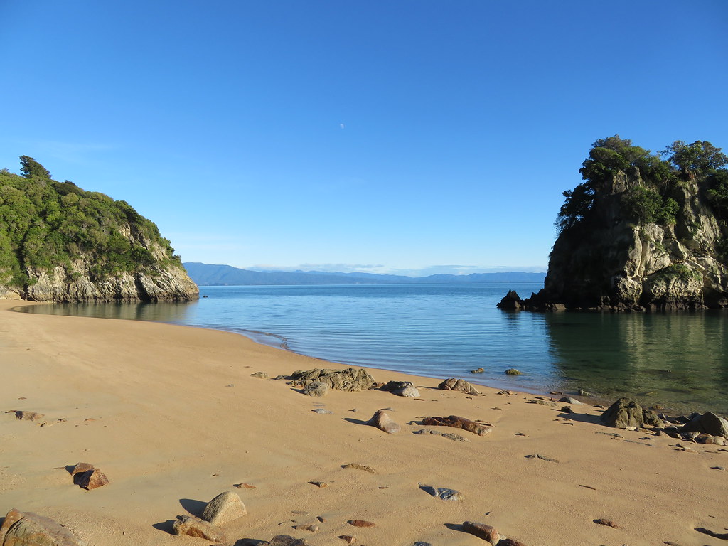 Taupo Point beach, Abel Tasman Steve Tribe Flickr
