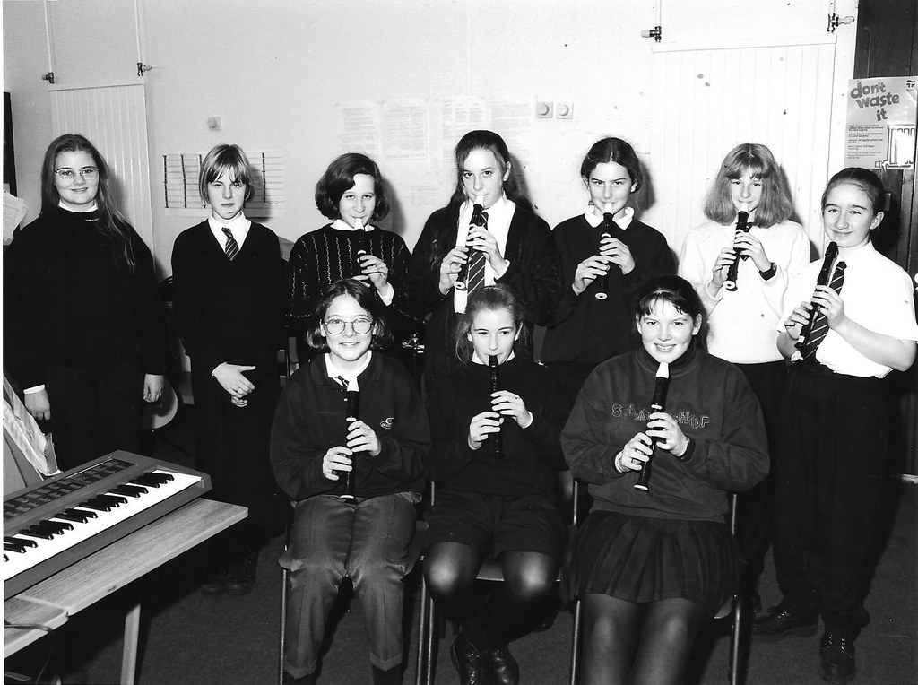 AHS recorder group 1995 Arbroath High School's recorder gr… Flickr