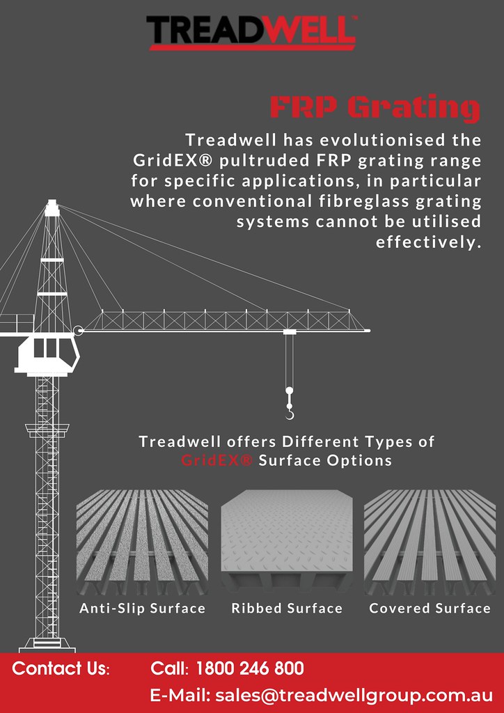 FRP Grating Treadwell has evolutionised the GridEX® pultru… Flickr