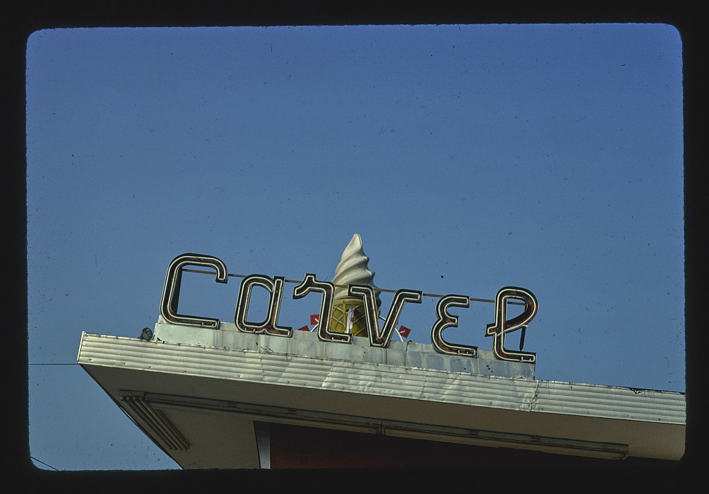 Carvel ice cream sign, Darien, Connecticut (LOC) Margolies… Flickr