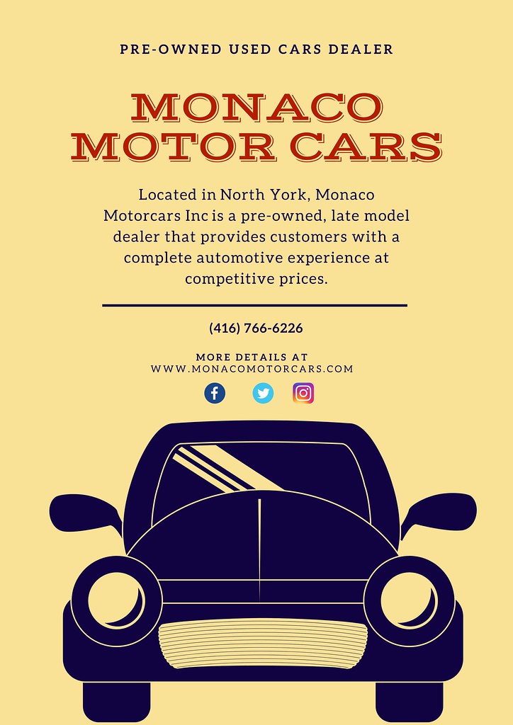 Used Car Dealership in Toronto Monaco Motorcars A truste… Flickr