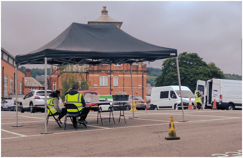 Reigate Town Hall car park Covid19 Rollup, rollup, ge… Flickr