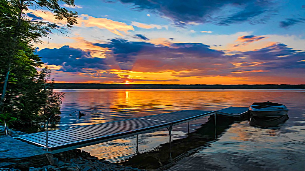 Buckhorn Sunset Sunset at Buckhorn Lake in Ontario. rdguy Flickr