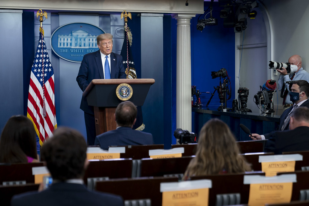 White House Press Briefing President Donald J. Trump deliv… Flickr