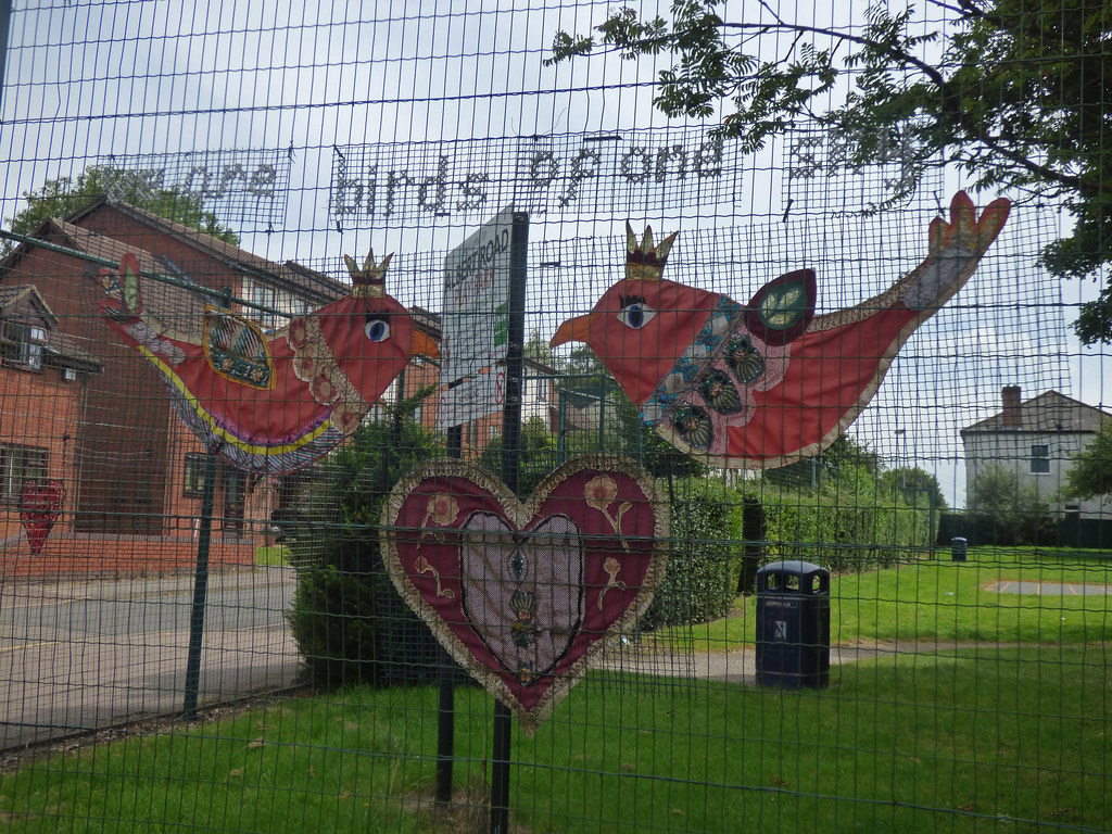 We are birds of one sky Albert Road Play Park, Kings Heath a photo