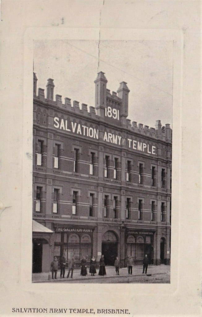 Salvation Army Temple, Brisbane, Qld 1908 Aussiemobs Flickr