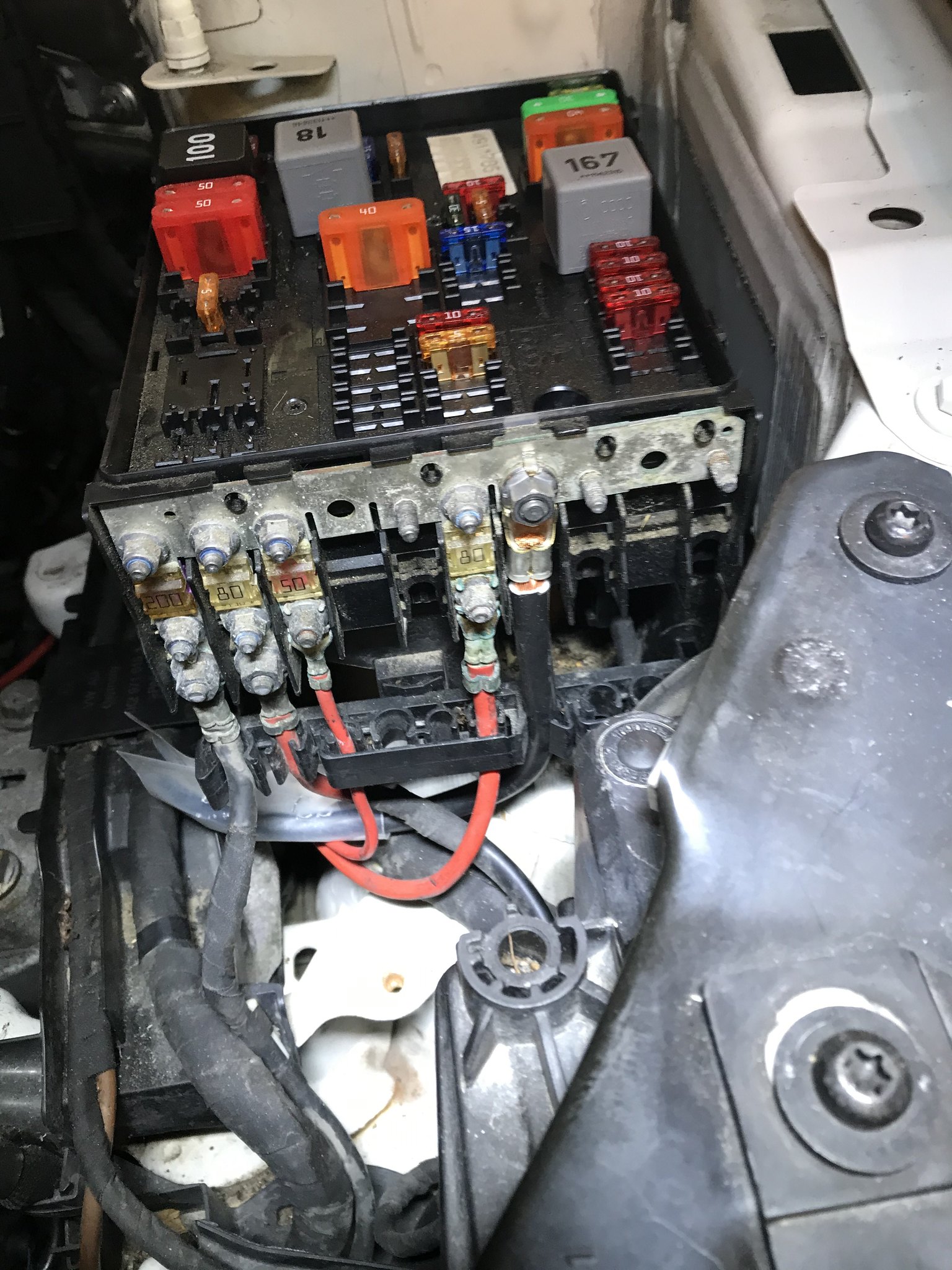 Battery move to rear DIY