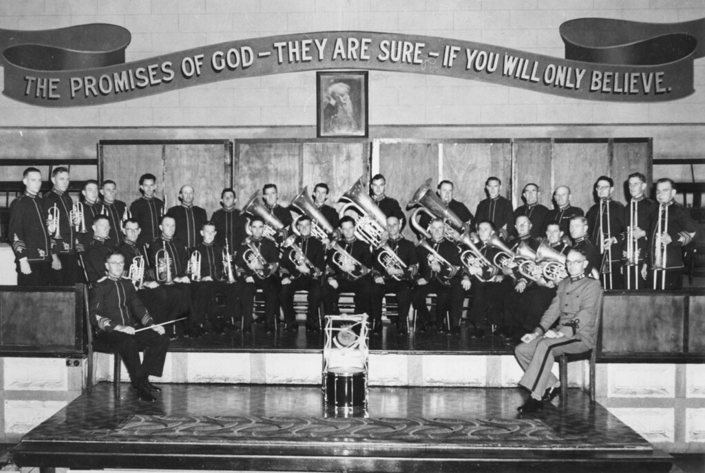Salvation Army Temple Band, Brisbane City Temple, 1950 Flickr