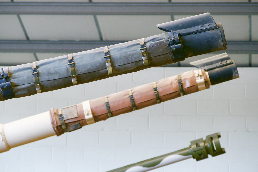 tank gun barrels In Bovington Tank Museum, Dorset. In the … Flickr