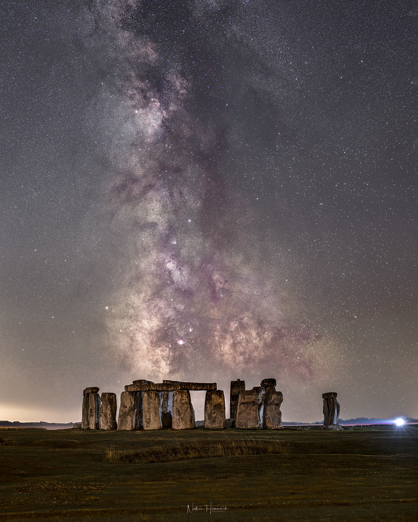 Stonehenge under the Milky Way! With dozens of photographe… Flickr
