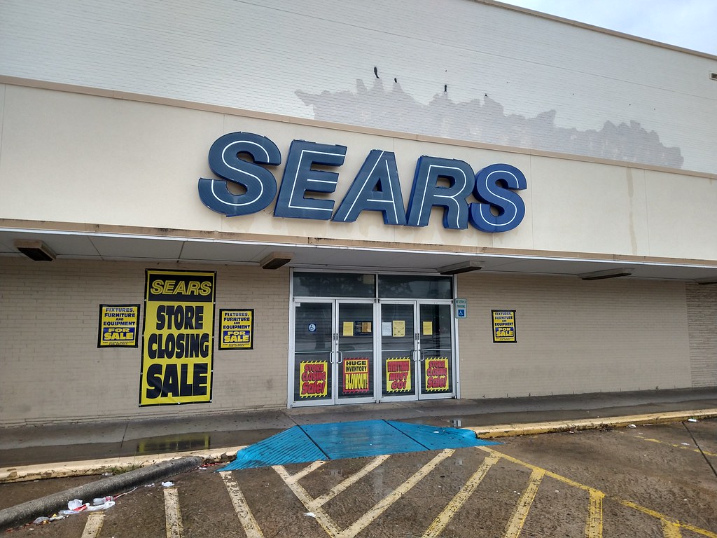 Sears Sears on Shepherd Drive in Houston, Texas. of