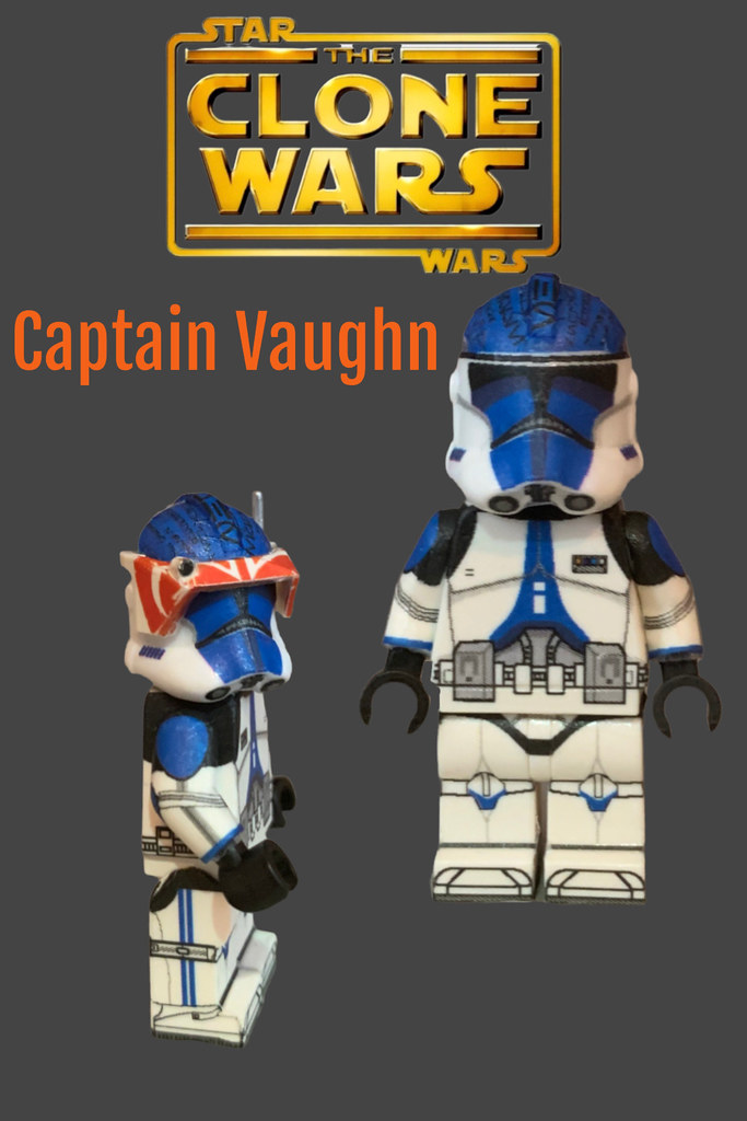 Captain Vaughn Decals from Tayo’s LEGO garage and visor fr… Flickr