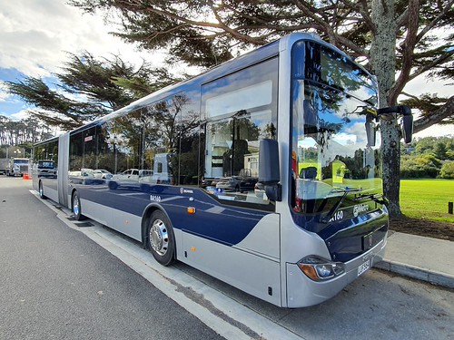 Bayes Bonluck Scania bendy buses in Auckland on 27/07/2020 ...